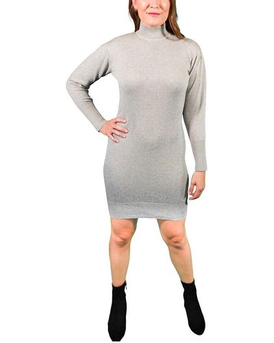 AREA STARS Modern Sweaterdress - Gray