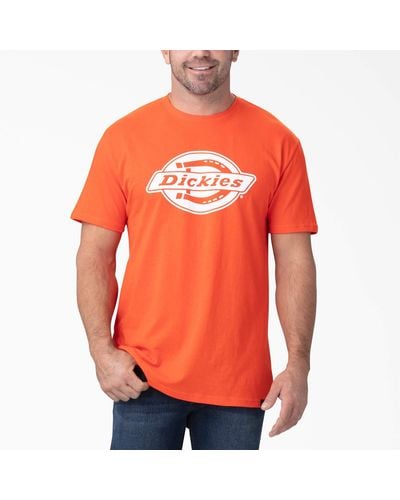 Dickies Short Sleeve Relaxed Fit Graphic T-shirt - Orange