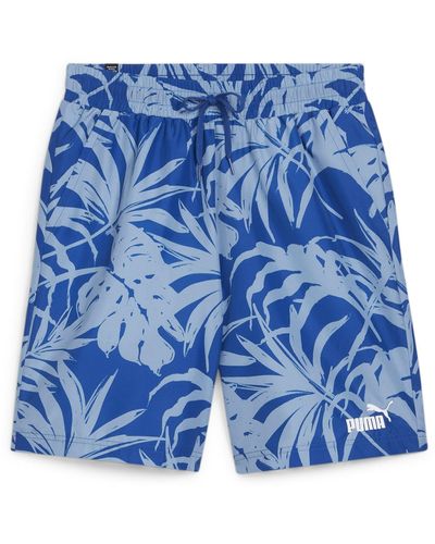 PUMA Ess+ Palm Resort Shorts - Blue