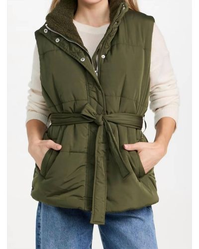 Blank NYC Chill Out Tie Vest - Green
