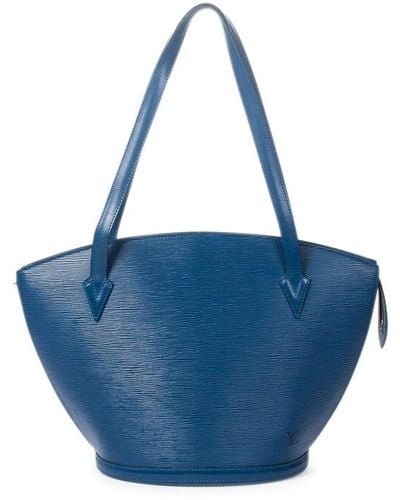 blue and black louis vuittons handbags