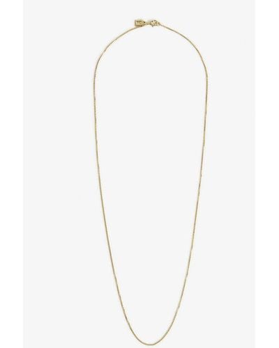 Crystal Haze Jewelry Box Chain Necklace - White