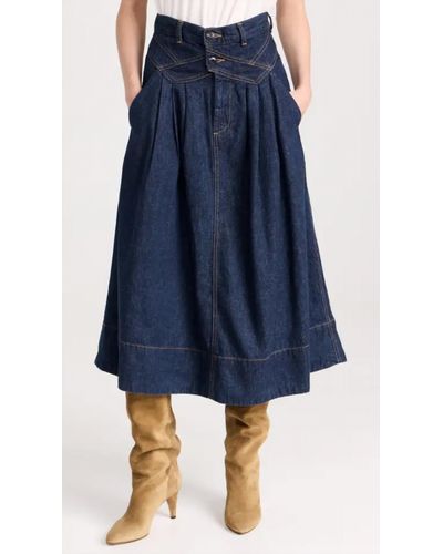 The Great The Field Skirt - Blue