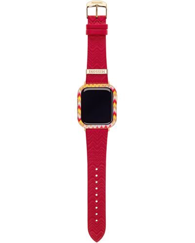 Missoni Apple Watch Cover And Band Gift Set - Red