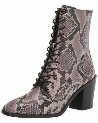 Frye Georgia Lace Up Ankle Boot - Gray
