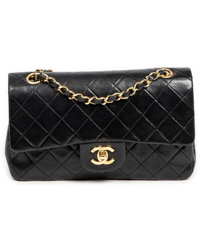 Chanel Rare Vintage Classic Double Flap 23 in Metallic
