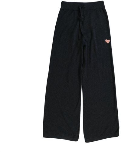 Kerri Rosenthal Cotton Cashmere Lounge Pant - Black
