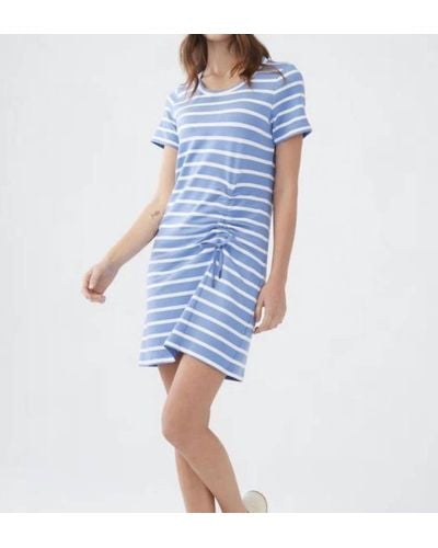 Fdj Stripe Dress - Blue