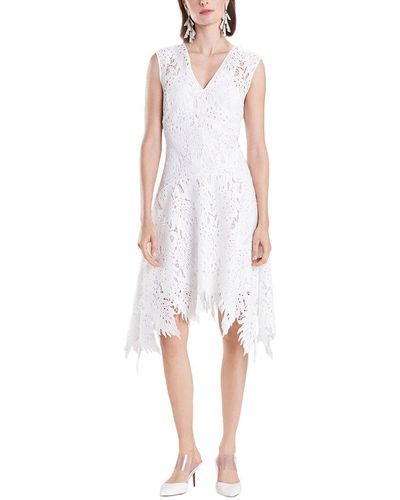 Natori Palm Lace Dress - White