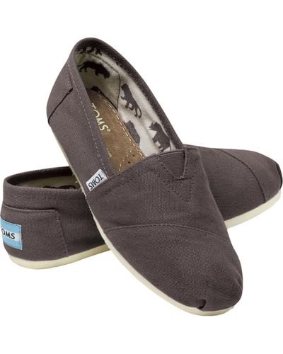 TOMS Classics Canvas Slip On Slip-on Sneakers - Brown