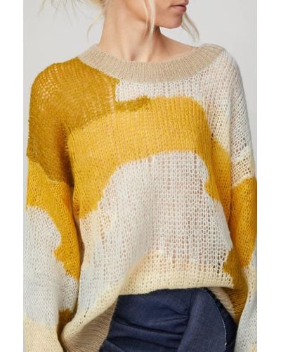 Stine Goya Sana Camouflage Sweater - Yellow