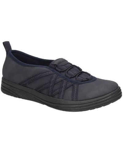 Easy Street Makena Cushioned Footbed Active Slip-on Sneakers - Blue