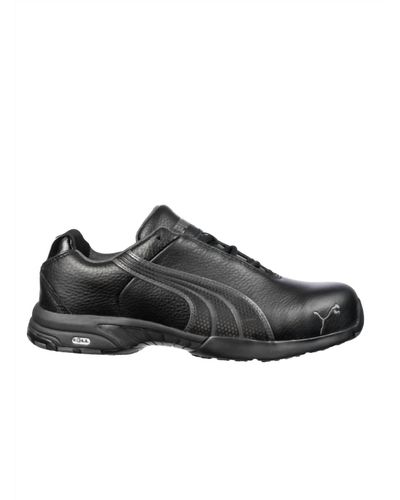 PUMA Velocity Steel Toe Work Shoes - Black