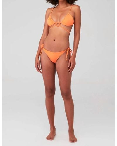 Agua Bendita Tammy Vita Solid Bikini Bottom - Orange