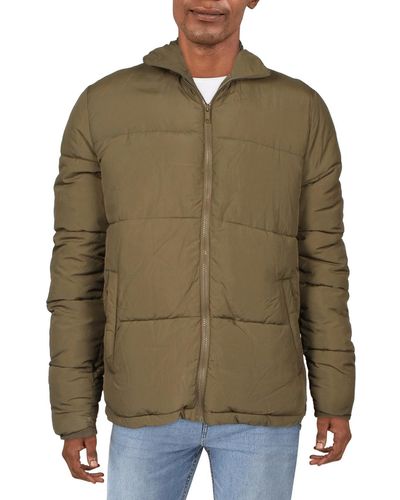Cotton On Quilted Cold Weather Puffer Jacket - Green