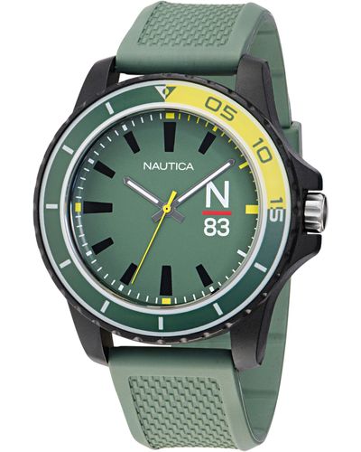 Nautica Finn World 3-hand Wheat Fiber Watch - Green