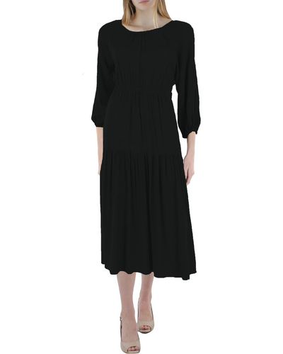 Astr Cut-out Long Maxi Dress - Black