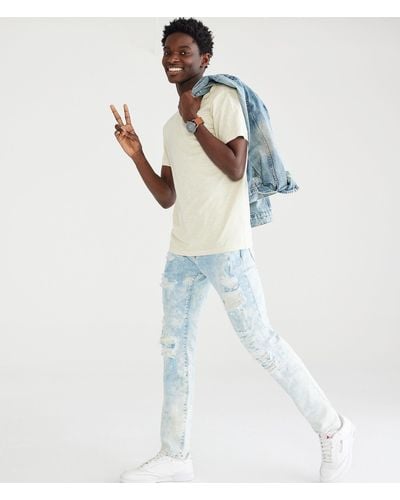 Aéropostale Skinny Performance Jean With Trutemp365ar Technology - White