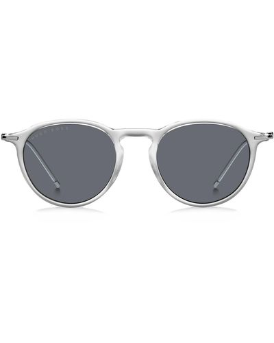 BOSS 1309/s 2k 0hkt Round Sunglasses - Black