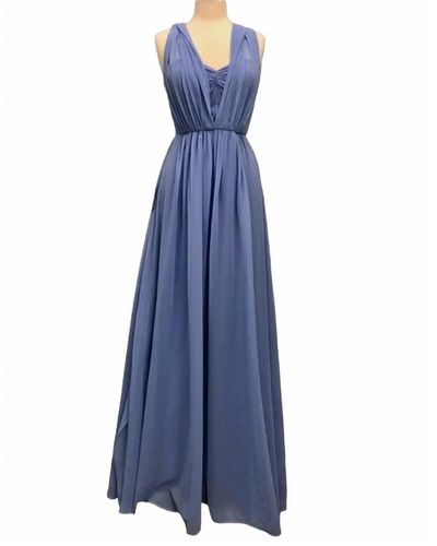 Bariano Multi-way Long Dress - Blue