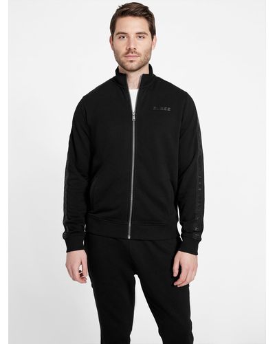 Guess Factory Eco Nelly Logo Tape Jacket - Black