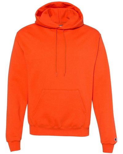 Champion Powerblend Hooded Sweatshirt - Orange