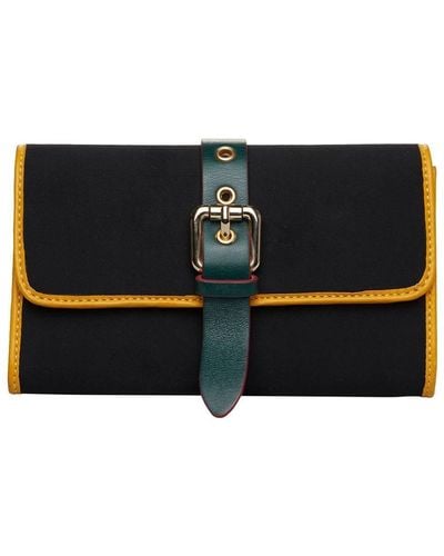 Missoni Leather Belted Clutch - Black