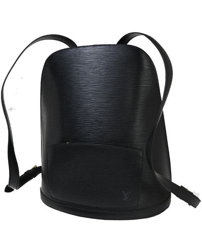 Louis Vuitton Gobelins Leather Backpack Bag (pre-owned) - Black