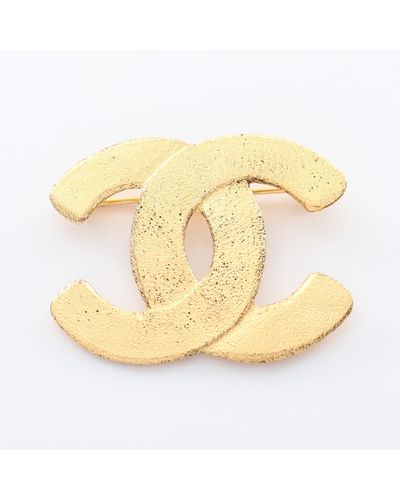 Chanel Coco Mark Brooch Gp 29 - Metallic