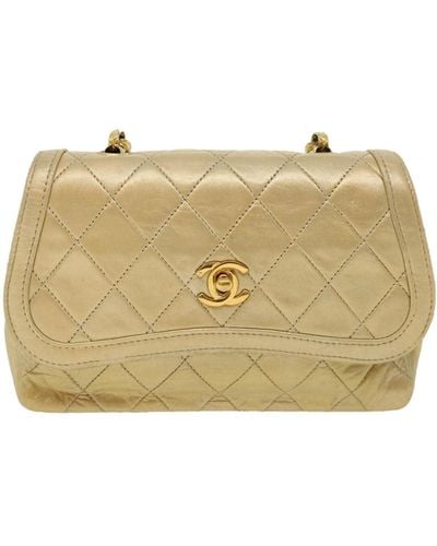 Chanel Leather Shoulder Bag (pre-owned) - Metallic