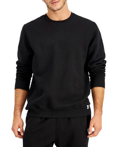 Russell Crewneck Workout Sweatshirt - Black