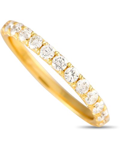 Non-Branded Lb Exclusive 18k Yellow 0.55ct Diamond Ring Mf32-051724 - Metallic