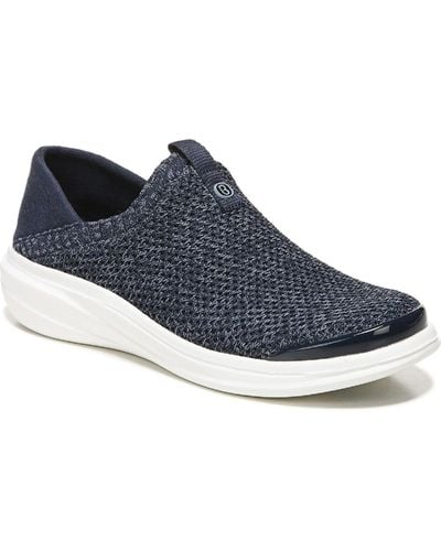 Bzees Clever Washable Slip On Casual And Fashion Sneakers - Blue
