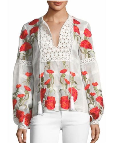 Alexis Dorit Blossom Top - Red