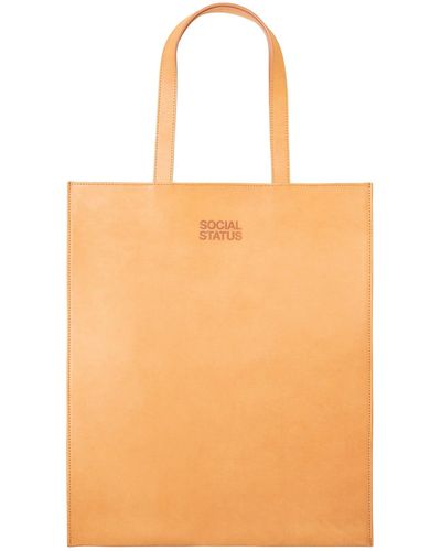A.P.C. Social Status Shopping Bag - Orange