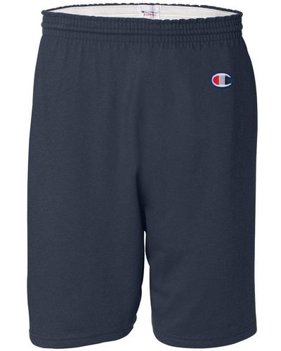 Champion Cotton Jersey 6 Shorts - Blue