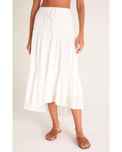 Z Supply Alba Maxi Skirt I - White