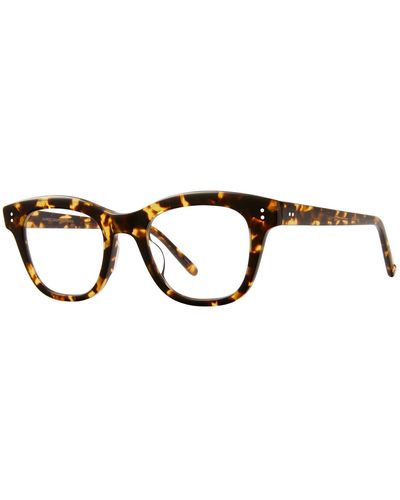 Garrett Leight 47 Mm Brown Opticals 1090-tut-47 - Black