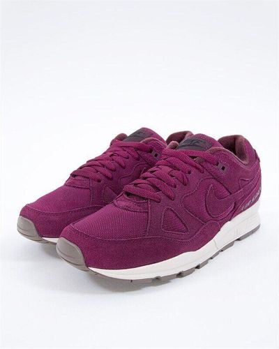 Nike Air Span Ii Premium Ao1546-600 Bordeaux Running Sneakers Shoes Dmx43 - Purple