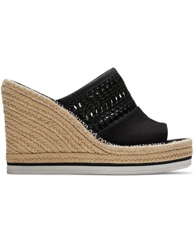 Buy Toms black Madelyn Black Canvas-Embossed Braided Suede Women's Wedges  Heels for Women in Manama, Riffa