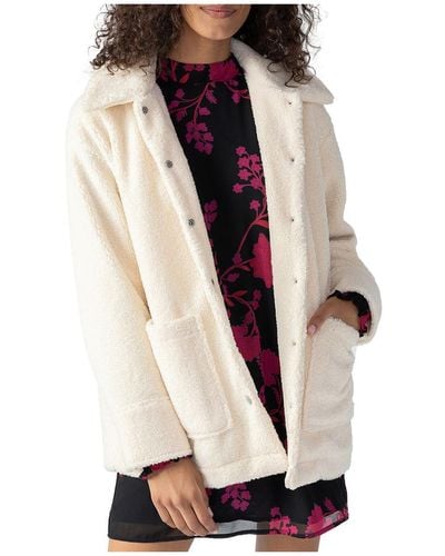 Sanctuary Faux Sherpa Cold Weather Teddy Coat - Black