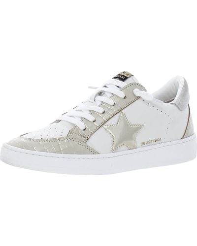 Vintage Havana Denisse Leather Lifestyle Casual And Fashion Sneakers - White