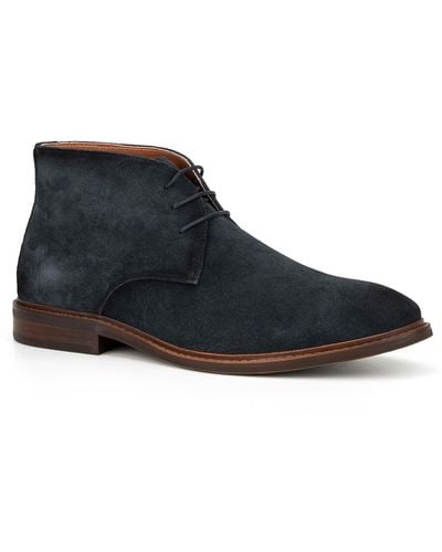 Vintage Foundry Ashton Suede Formal Chukka Boots - Blue