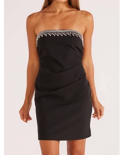 MINKPINK Krystal Mini Dress - Black