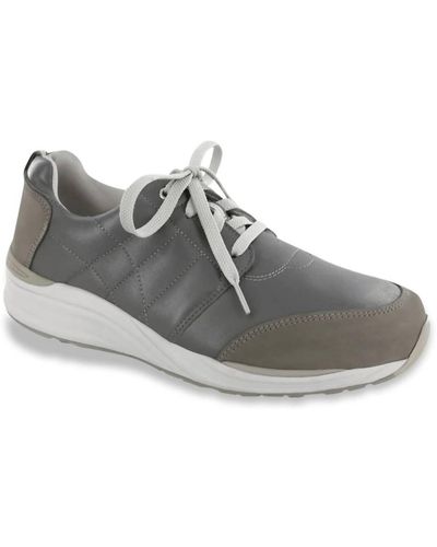 SAS Venture Leather Sneaker - Medium Width - Gray