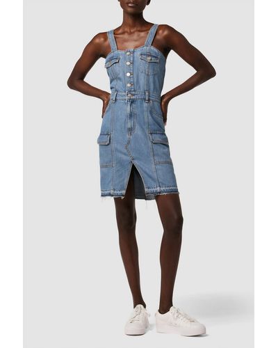 Hudson Jeans Cargo Reconstructed Dress - Blue