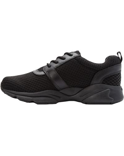 Propet Stability X Knit Fitness Walking Shoes - Black