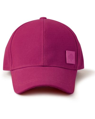 Mulberry Solid Baseball Cap - Purple