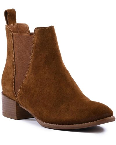 Seychelles Leap Of Faith Stretch Ankle Chelsea Boots - Brown