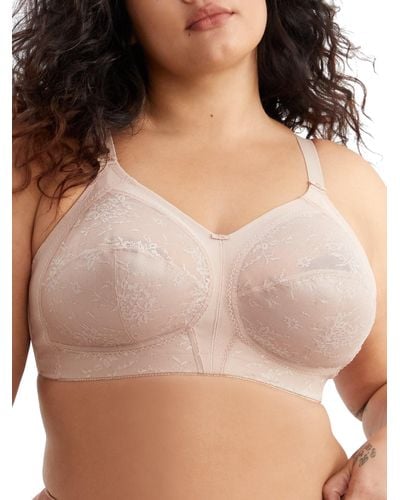 Goddess Verity Lace Full Coverage Wire-free Bra - Brown